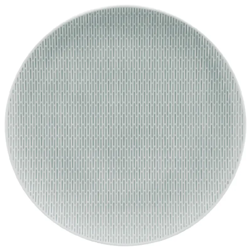 BauscherHepp 731278-B10000 11 Inch Diameter With Relief Coupe Plate Porcelain Glow Sea