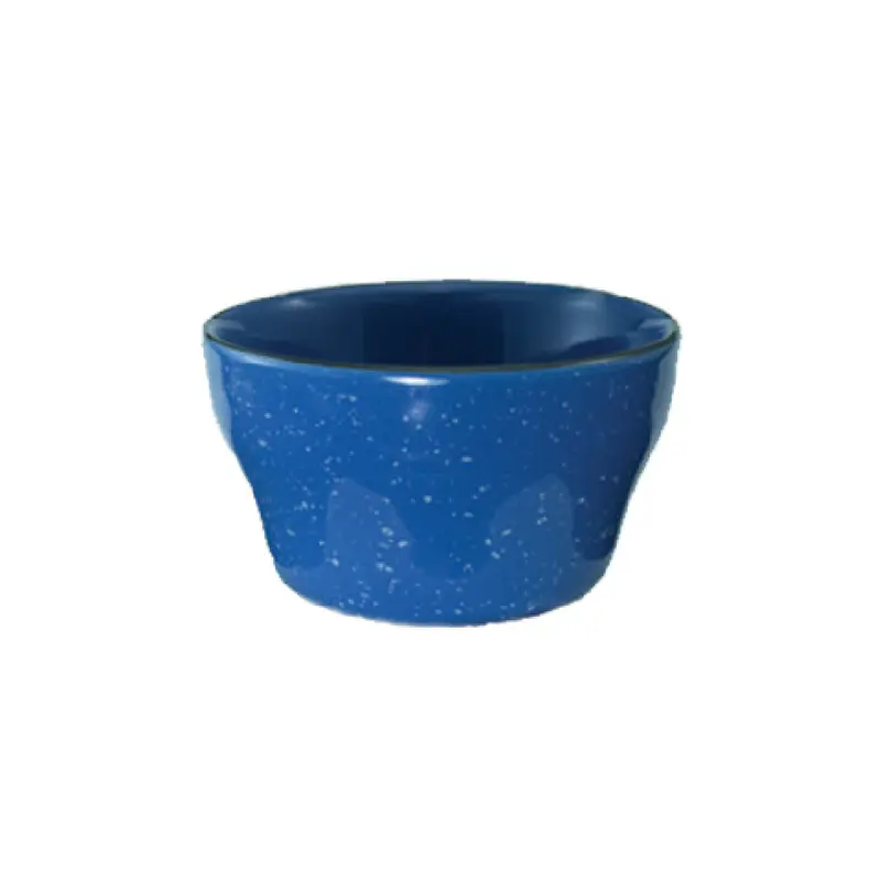 International Tableware CF-4 7-1/4 Oz Bouillon Cup Rolled Edge Ceramic Ocean Blue