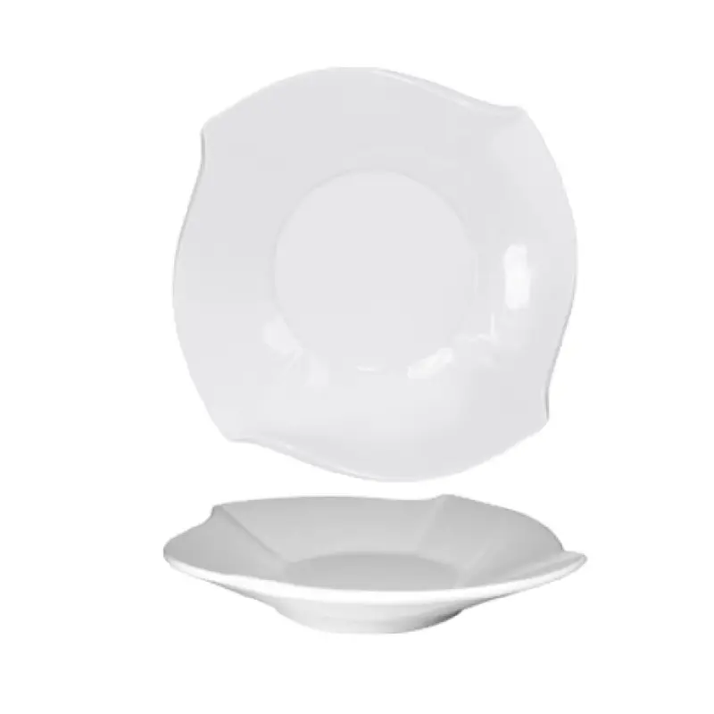 International Tableware RA-10 14 Oz Grapefruit Bowl Round with Signature Rim Porcelain Bright White