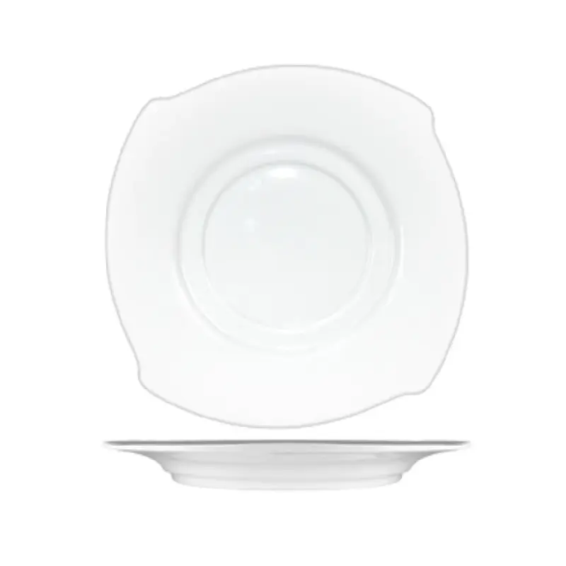 International Tableware RA-2 6 Inch Diameter Round Saucer Porcelain Lead Free