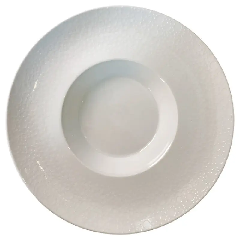 BauscherHepp 190128-590025 11 Inch Diameter Deep Round Plate Porcelain White