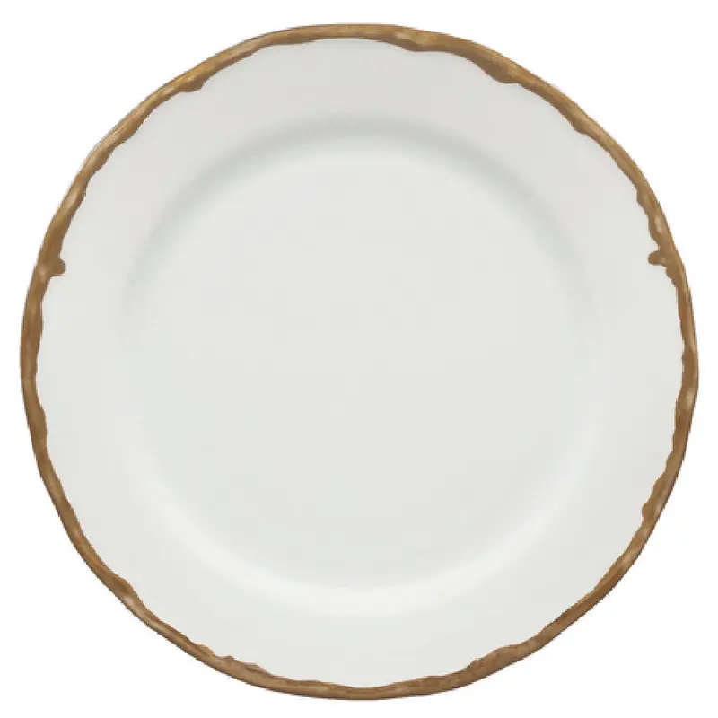 BauscherHepp 450015-380398 6-1/8 Inch Diameter Round Plate Porcelain with Wide Rim