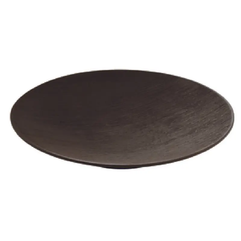 BauscherHepp P011322-060541 8-7/10 Inch Plate Coupe Ceramic Black