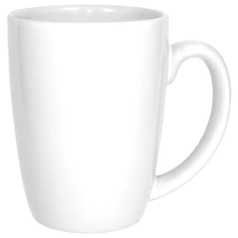 International Tableware 8481 12 Oz Mug Round with Handle European White