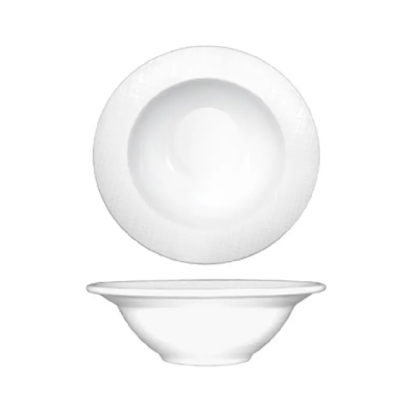 International Tableware DR-10 10-1/2 Oz Grapefruit Bowl Round Porcelain Bright White