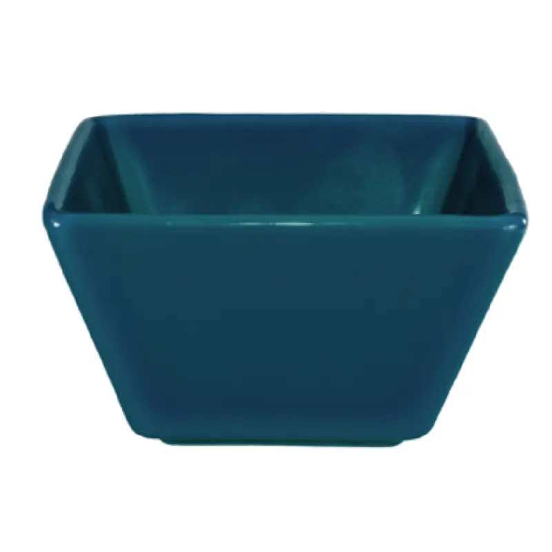 International Tableware EL-11-BB 7-1/2 Oz Fruit Bowl Square Porcelain Blueberry