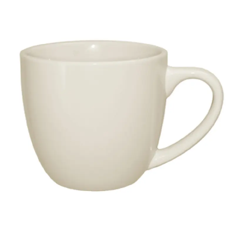 International Tableware RO-58 16 Oz Cappuccino Cup with Handle Ceramic American White