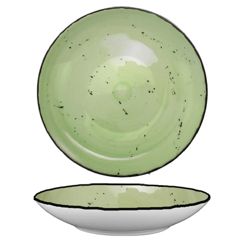 International Tableware RT-107-LI 7 Inch Pasta Bowl 14.5 Oz Round Ceramic Lead Free