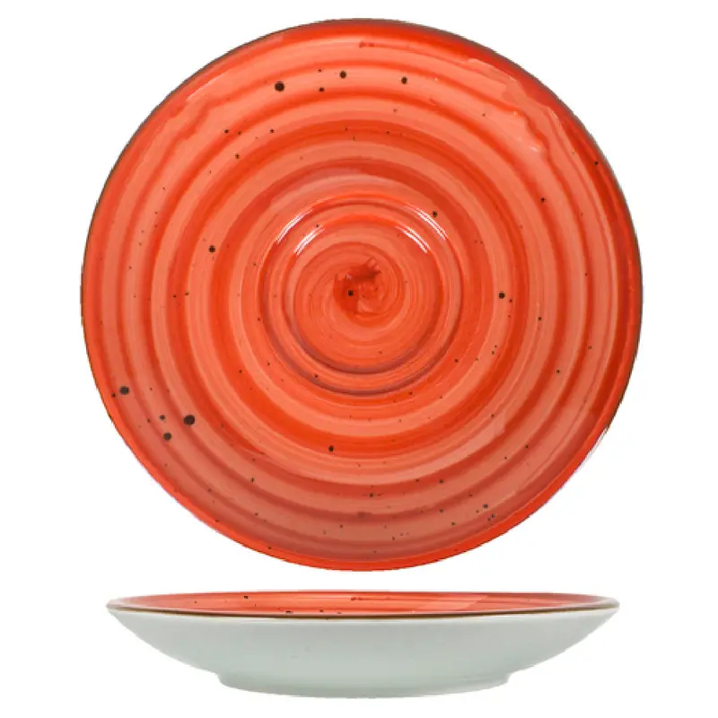 International Tableware RT-2-RU 6-1/2 Inch Diameter Saucer Ceramic Lead Free