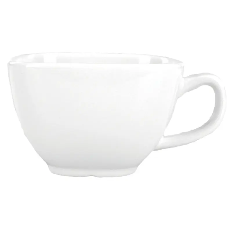 International Tableware SP-1 8 Oz Tall Cup White Porcelain 3-1/2 Inch
