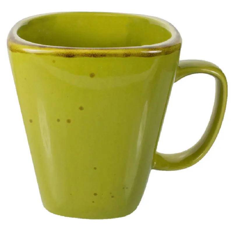 International Tableware SV-1-BA 8 Oz. Cup with Handle Speckled Ceramic