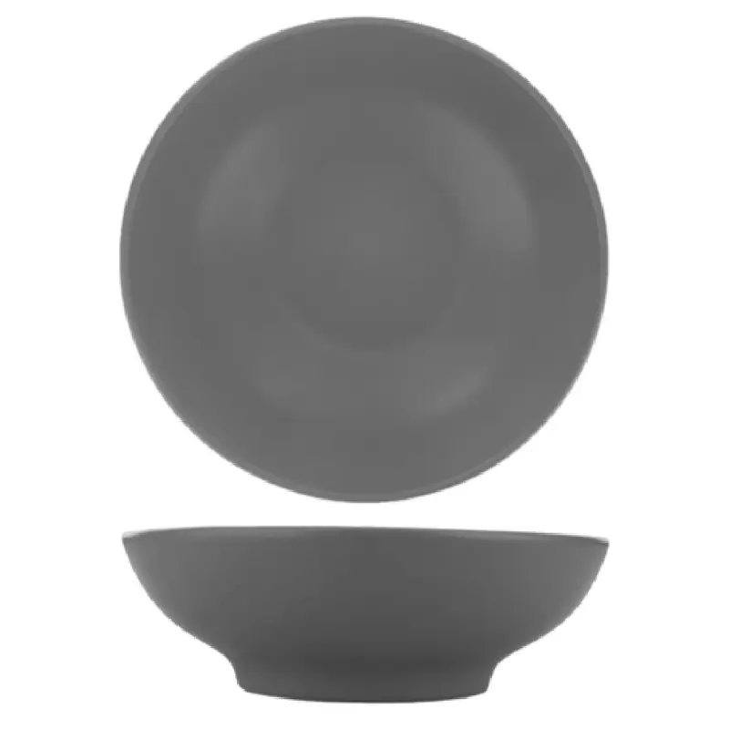 International Tableware TN-207-MG 20 Oz Coupe Bowl Porcelain Matte Grey