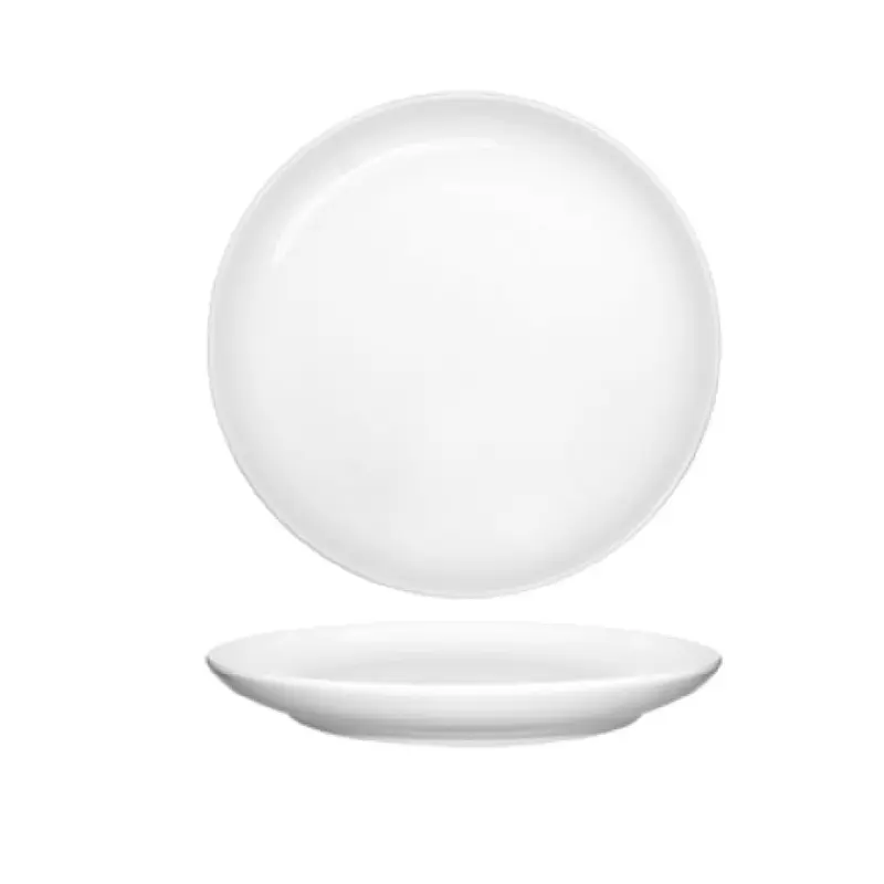 International Tableware TN-309 9 Inch Diameter Round Deep Coupe Plate Porcelain Lead Free