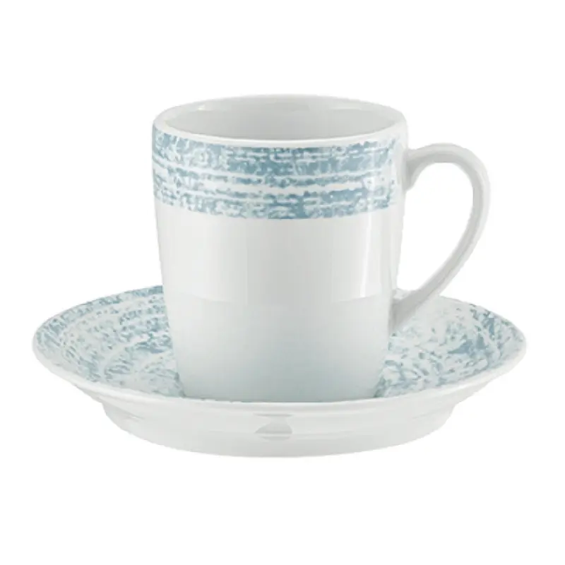 Libbey 9016919-63072 5-1/2 Inch Diameter Round Saucer Porcelain Scratch Resistant