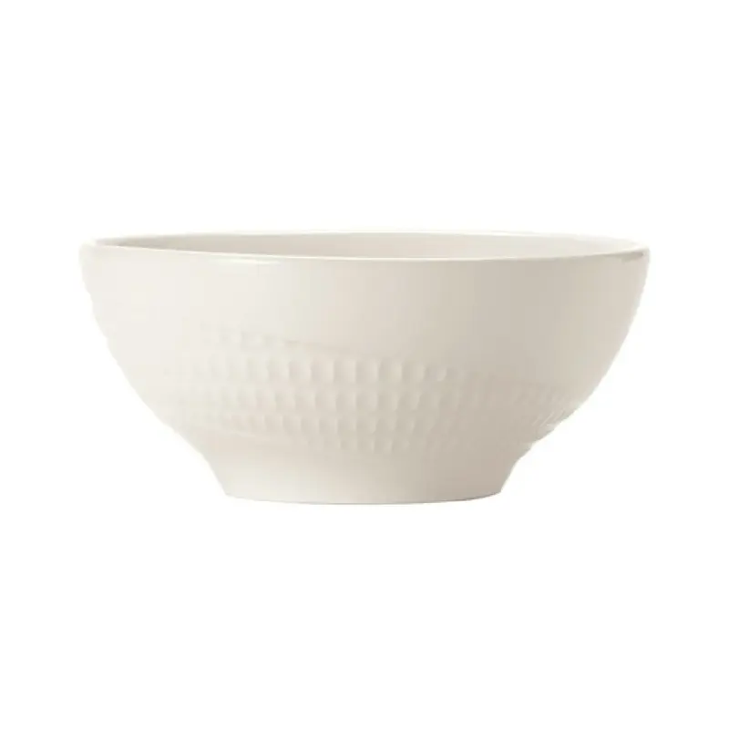Libbey 968001010 22 Oz Cereal Bowl Round Porcelain White Royal Rideau Body