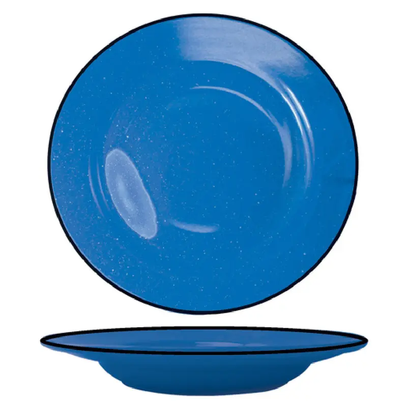 International Tableware CF-120 18 Oz Round Pasta Bowl Ocean Blue Ceramic