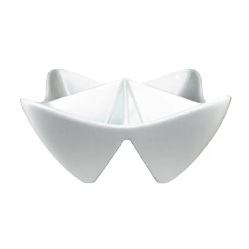 International Tableware FA-45 4-1/2 Inch Bowl 1-1/2 Oz Wells Porcelain 4 Compartments