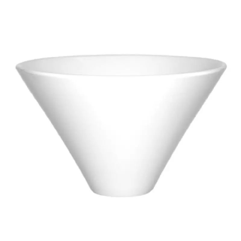 International Tableware KO-7 46 Oz Conical Bowl 7-3/4 Inch Porcelain Lead Free