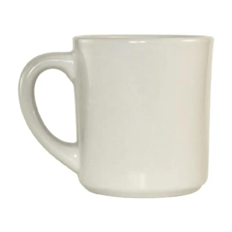 International Tableware RO-40 10 Oz Mug Lead Free Ceramic American White