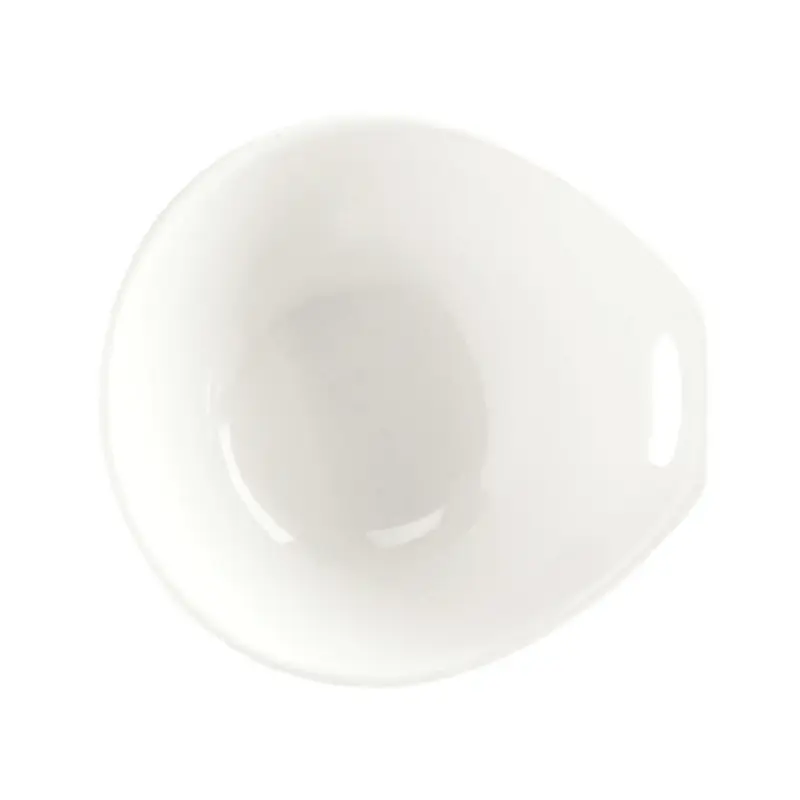 Libbey 905356020 4 Oz Bowl 4 Inch Top Diameter Round Handle Cutout Porcelain White