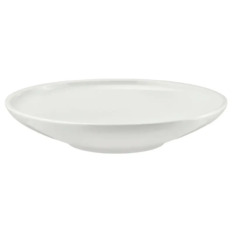 Libbey 9251321 24 Oz Round Coupe Bowl Porcelain Stackable White 8-1/4 Inch