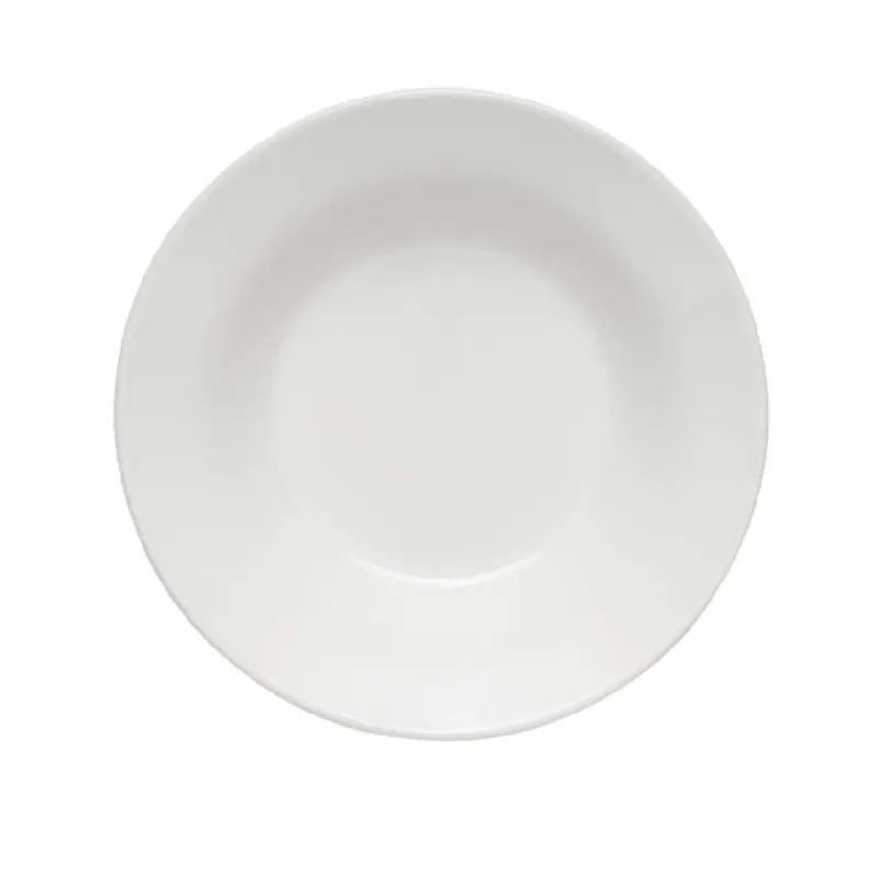 Libbey OG-2250 8 Oz Porcelain Soup Bowl 7-3/4 Inch with Bright White Finish