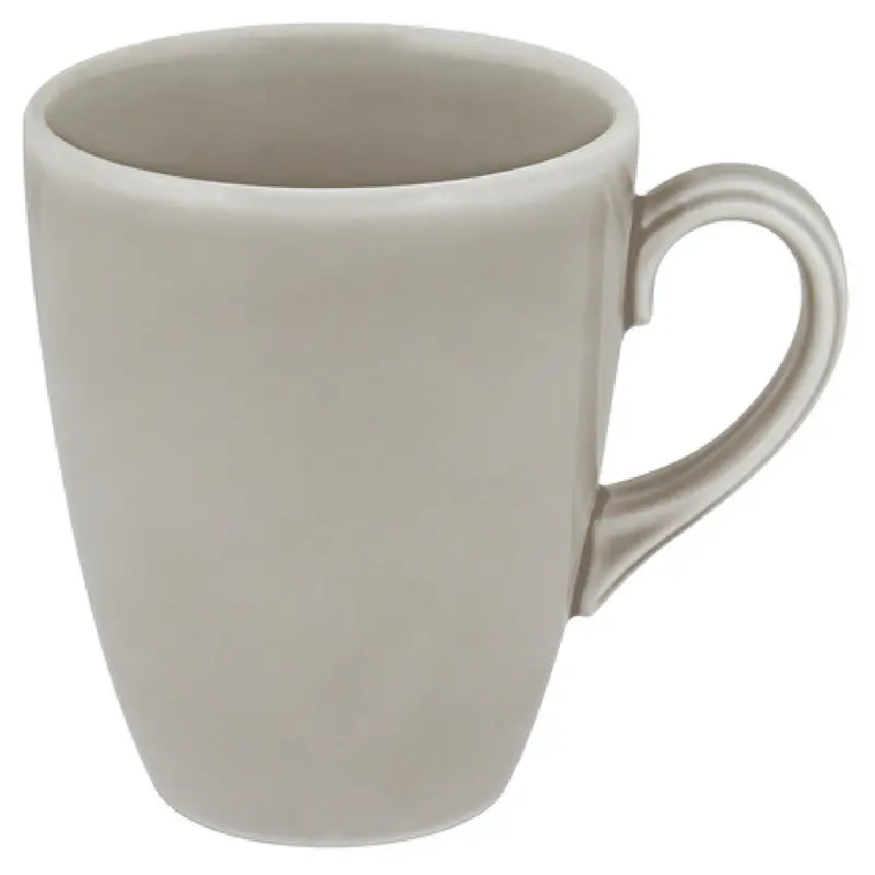 BauscherHepp 755679-A10000 9.5 Oz Mug Dishwasher Lead Free Porcelain Glow Grey