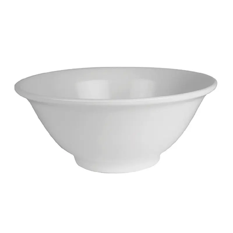 BauscherHepp T1160 60-7/8 Oz White Bowl Melamine Dishwasher Safe 9-5/8 Inch