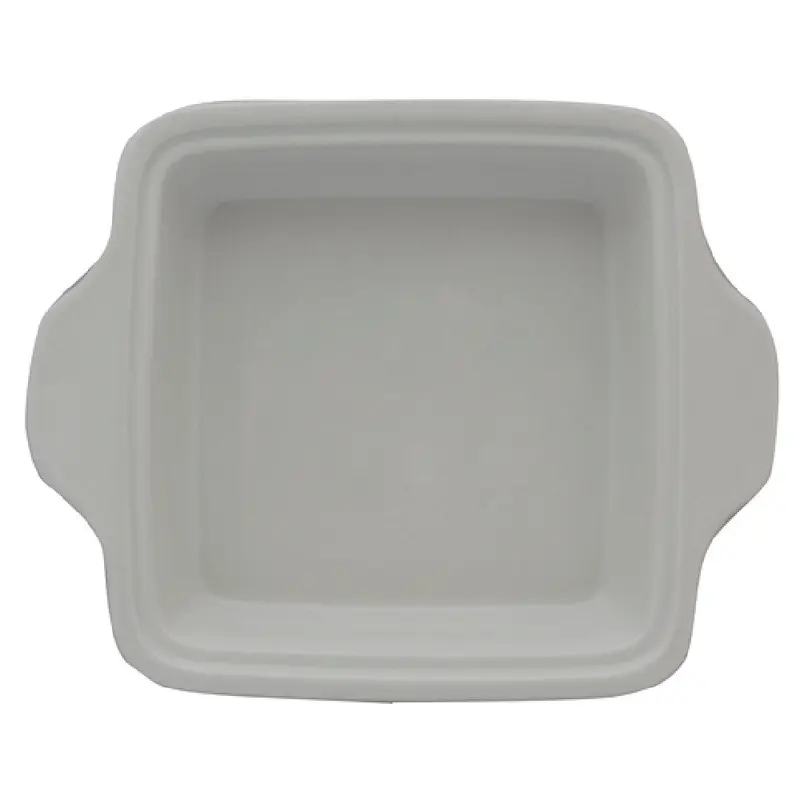 International Tableware BW-55-BW 7-1/4 Inch Square Baking Dish 10 Oz Porcelain