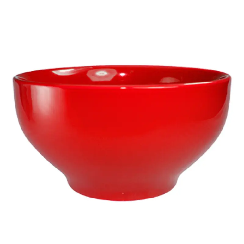 International Tableware CA-45-CR 144 Oz. Round Bowl Ceramic Crimson Red