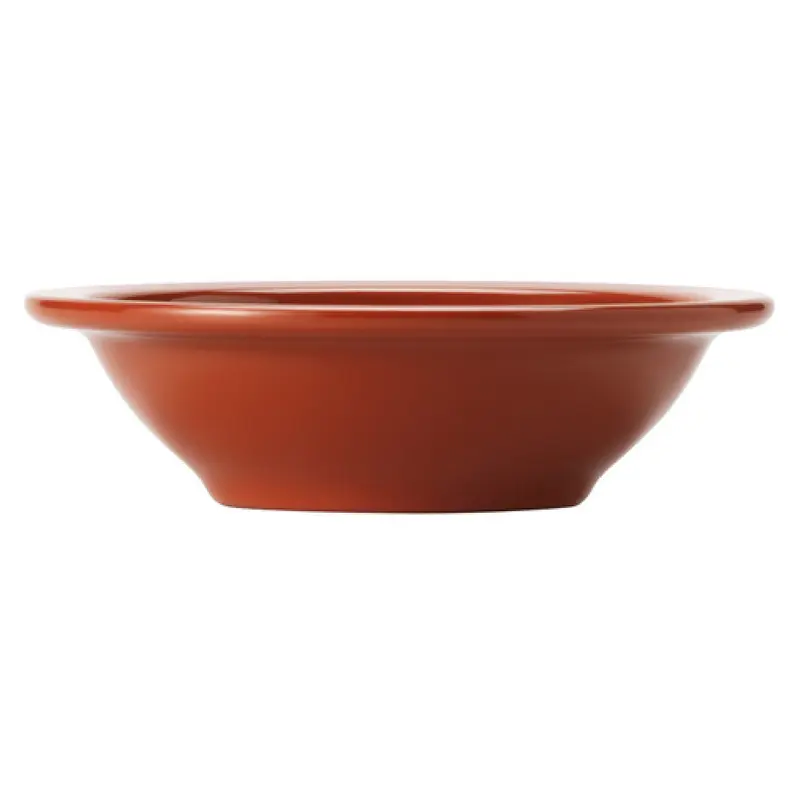 Libbey 906045012 5 Oz Melamine Fruit Bowl Round Red Footed Cantina Pattern
