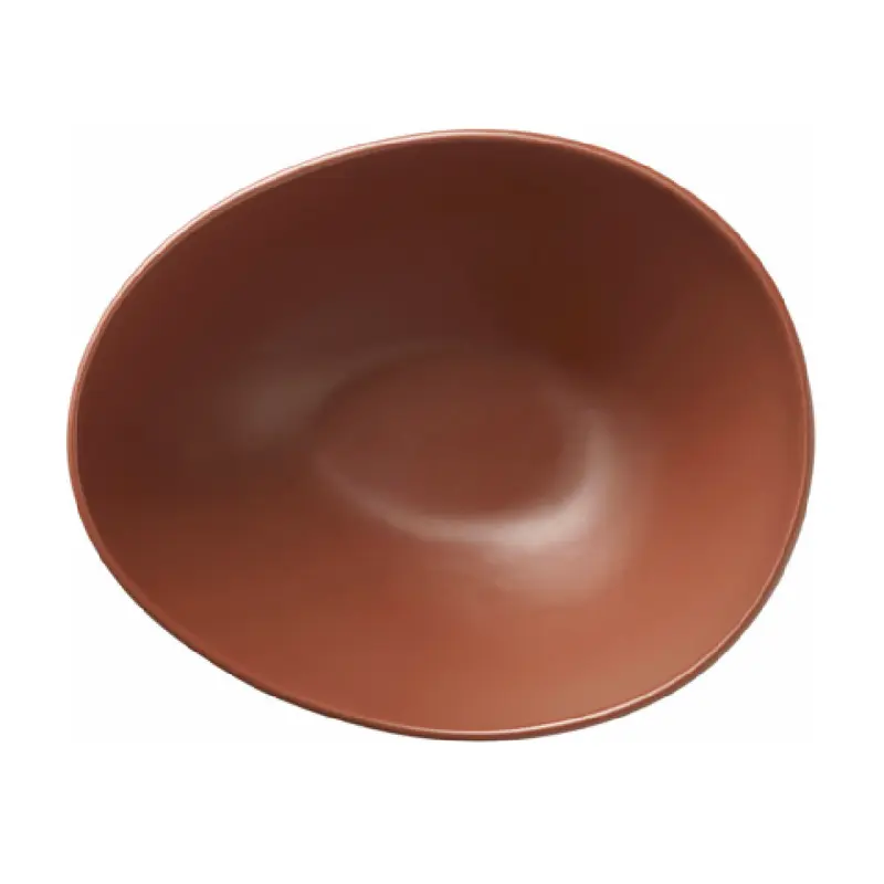 Libbey DRI-6-C 38 Oz Organic Oval Bowl Satin Matte Porcelain