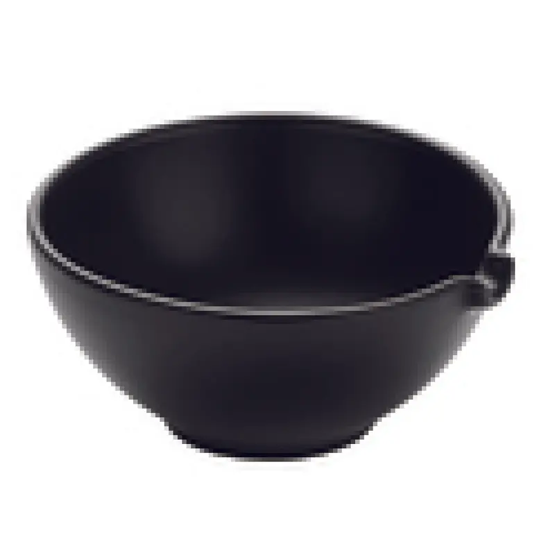 BauscherHepp P011412-000905 7.4 Oz Bowl Round Dishwasher Microwave Safe Ceramic Black