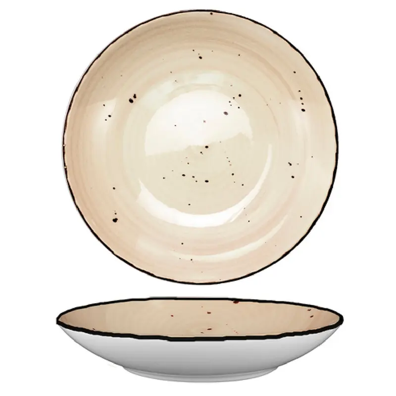 International Tableware RT-110-WH 46 Oz Pasta Bowl 10 Inch Round Ceramic White