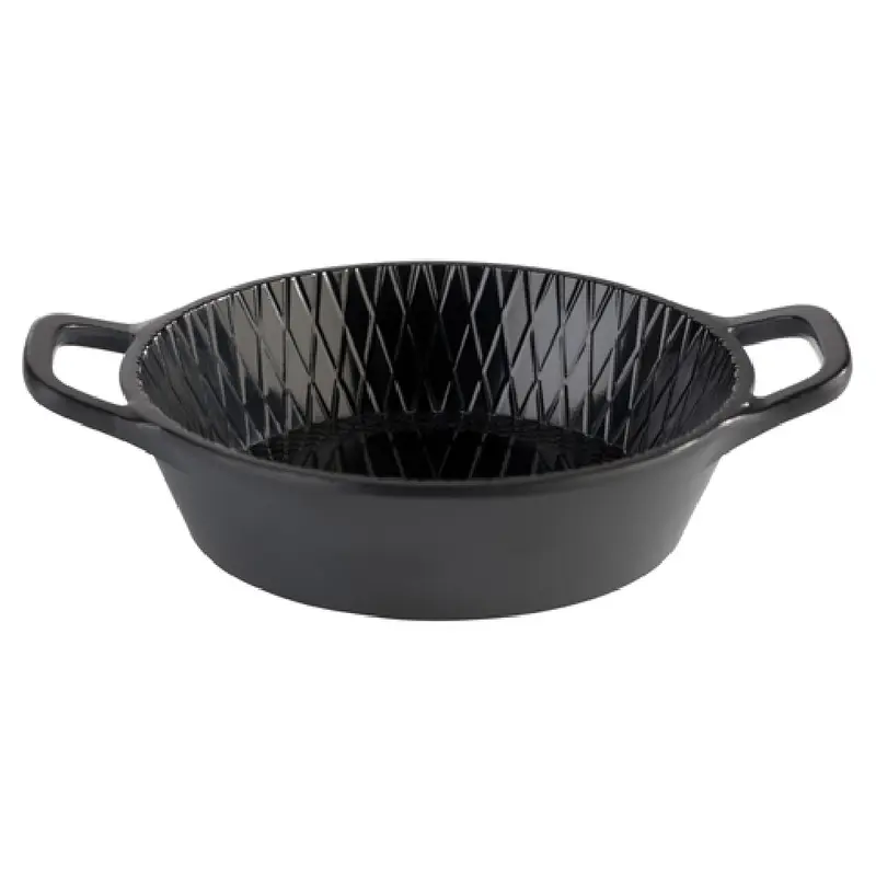 Libbey APS 84778 Bowl 2-3/8 Oz Round Black Hammered Melamine Stackable