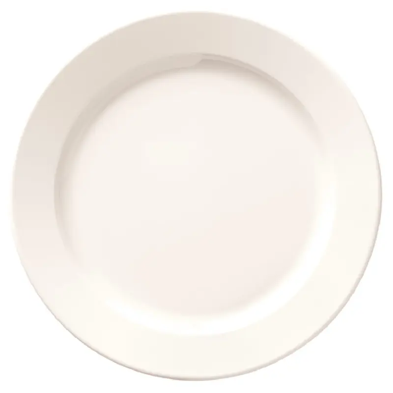 Libbey BMEL-1107 9 Inch Round Plate Melamine with Microban Technology White