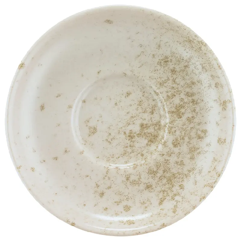 BauscherHepp 546909-425776 4-1/2 Inch Round Saucer Beige Porcelain