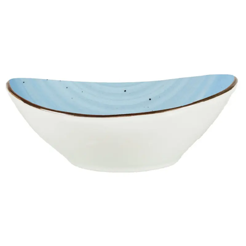 International Tableware RT-15-IC 3 Oz Bowl Oval Lead Free Ceramic - 24 Packs