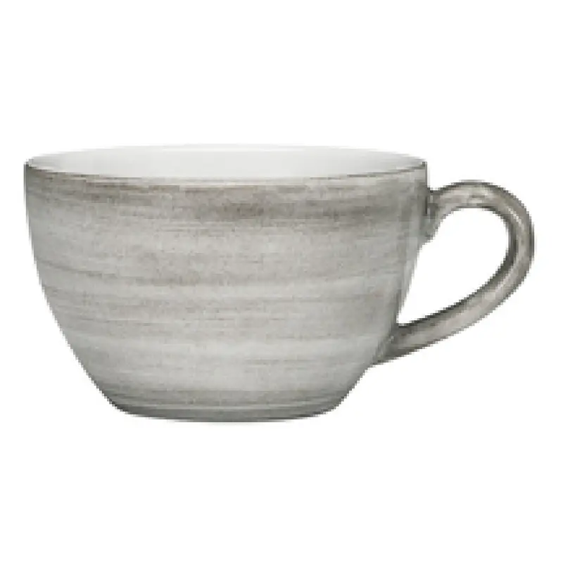 BauscherHepp 275168-820299 6-2/5 Oz Cup Ceramica Gray Dcor Porcelain