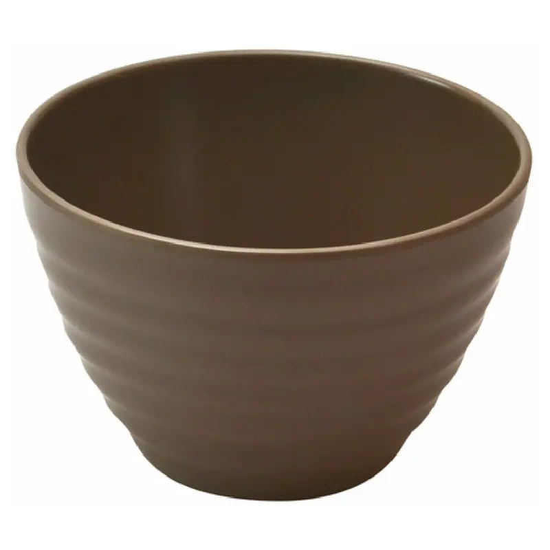 BauscherHepp TST1553 22 Oz Ripple Collection Bowl Melamine Round Chip Stain Resistant