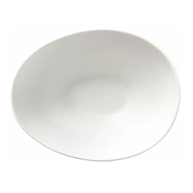 Libbey DRI-6-D 38 Oz Organic Oval Bowl Satin Matte Driftwood Porcelain