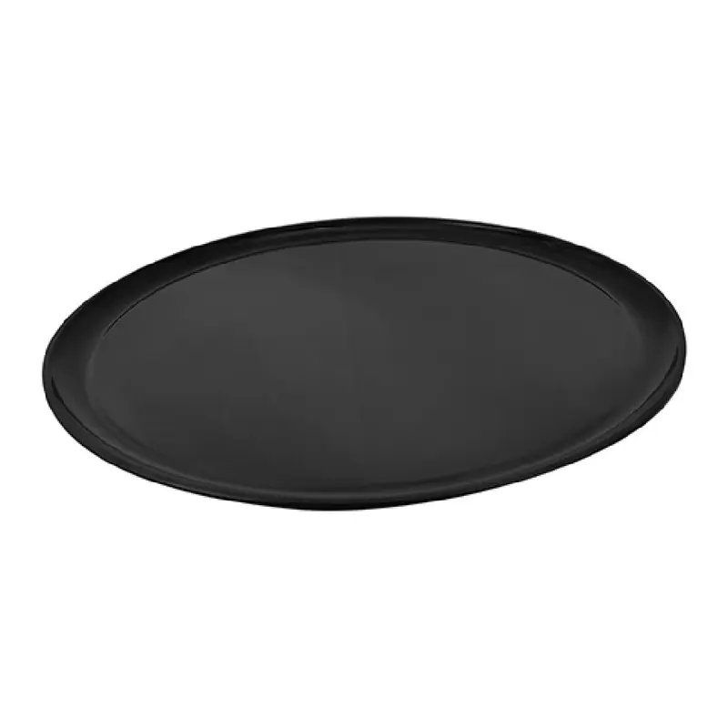 BauscherHepp TB3214 17-1/8 Inch Plate Dishwasher Safe Melamine Black
