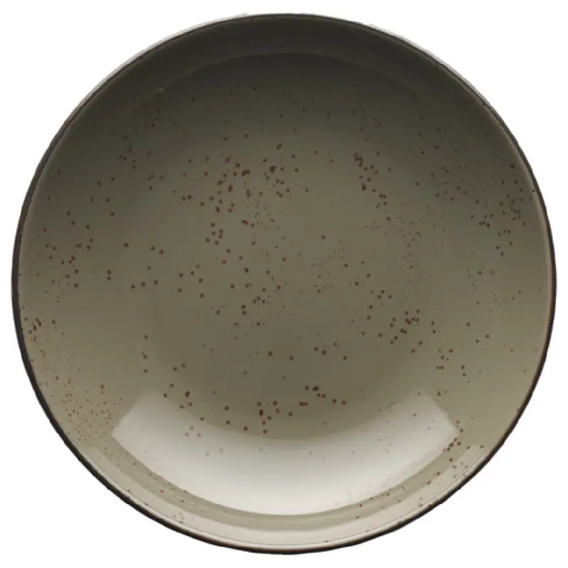 International Tableware SH-110-GS 40 Oz Bowl 10 Inch Round Stoneware Green Smoke