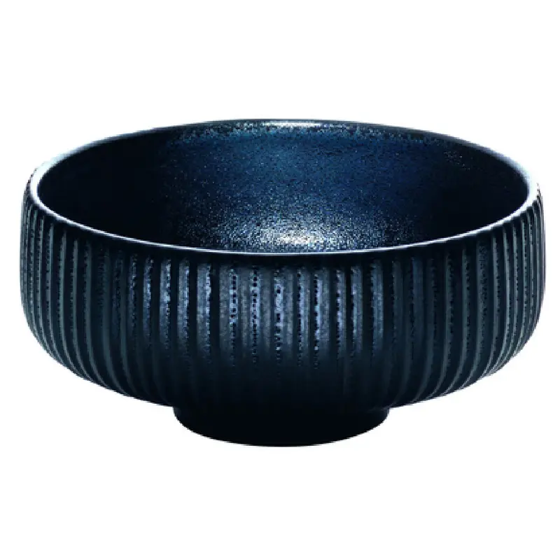 BauscherHepp P013171-021090 49.5 Oz Bowl Round Dishwasher Microwave Oven Safe Black Ceramic