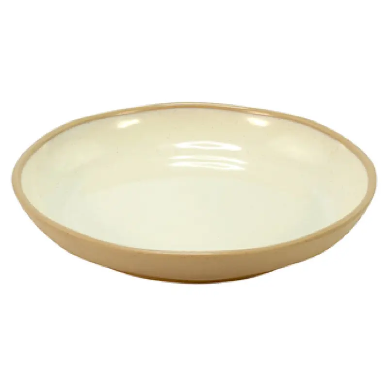 BauscherHepp TCM4603 11 Inch Marl Collection Plate Deep Melamine Beige