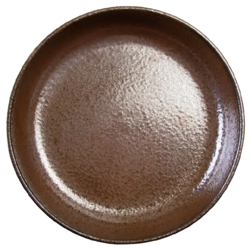 International Tableware AL-110-CM 50 Oz Round Bowl Stoneware Copper Mine Reactive Glaze
