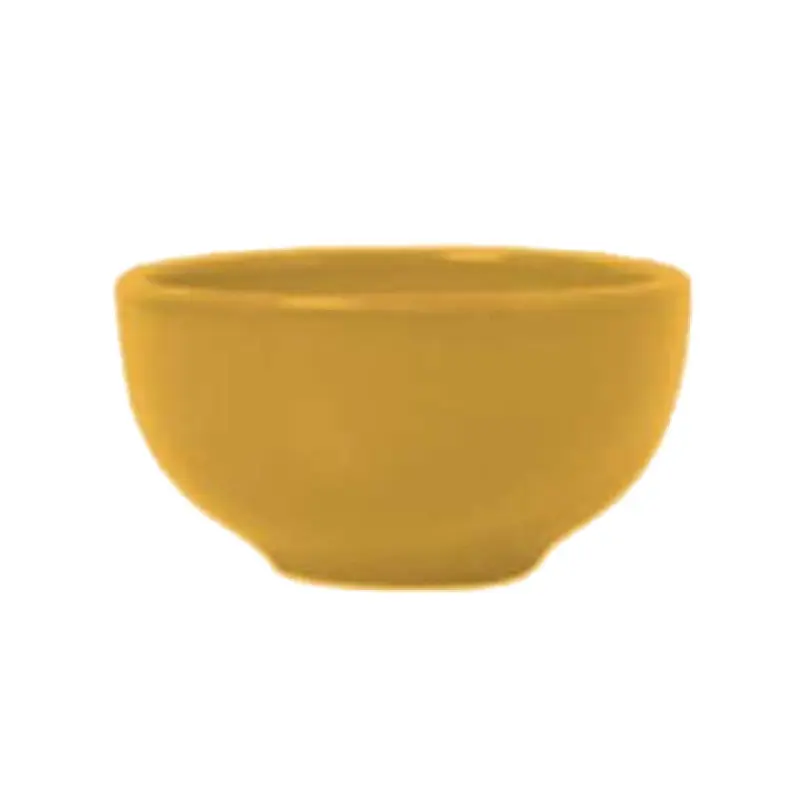 Libbey 903044005 8 Oz Bouillon Cup Porcelain Fully Vitrified Saffron