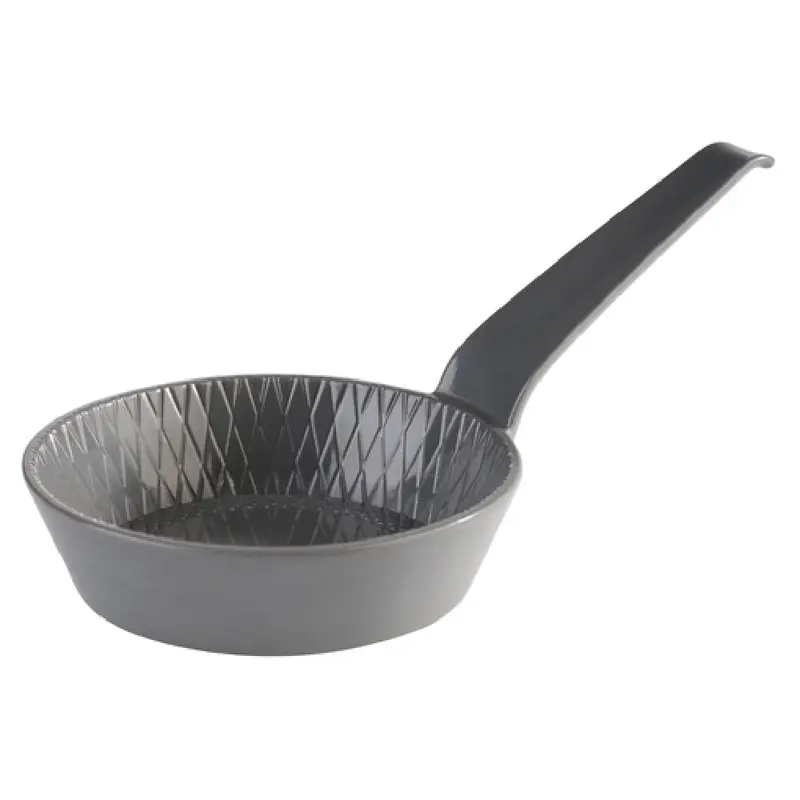 Libbey APS 84782 2-3/8 Oz Bowl Melamine Round Stackable Gray Hammered