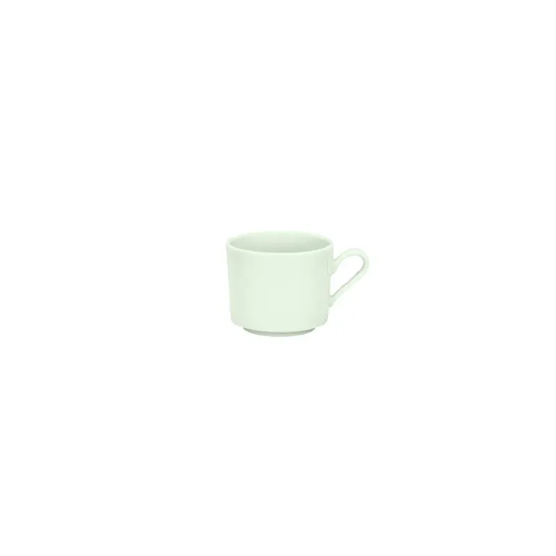 Libbey 9135121 8 Oz Stackable Cup Microwave Dishwasher Safe Porcelain White