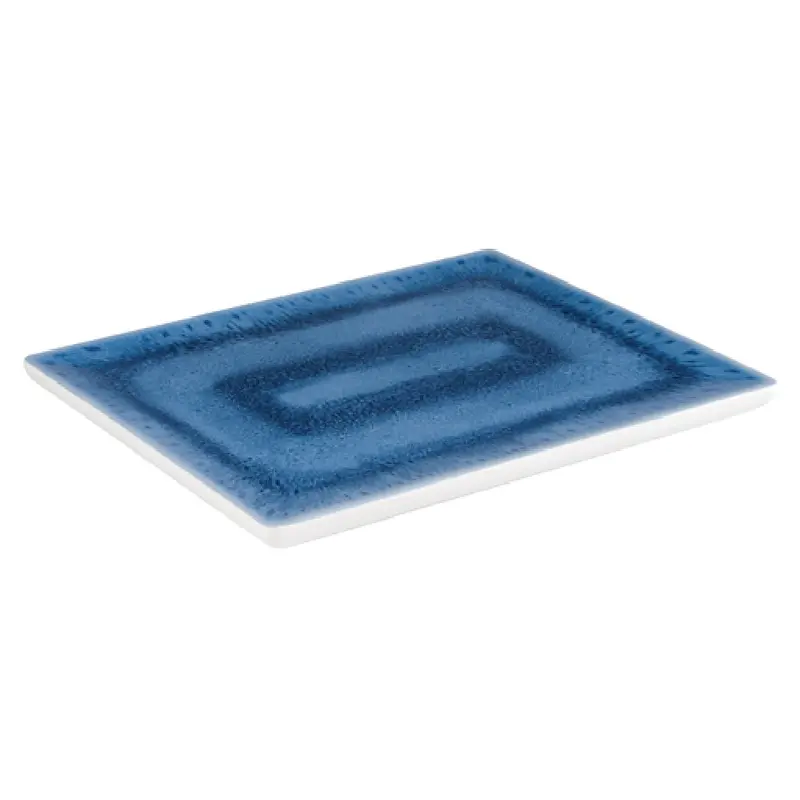 Libbey APS 84671 12-7/8 Inch Length Rectangular Tray Melamine Blue Ocean